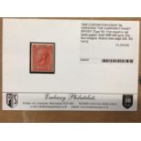 Stamps 1936 Coronation Essay by Harrisons The Humphrey Paget Effigy (Type 'N') 1½d m/m with gum 4 ex