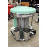 1950's Hamilton Beach style Multimixer Green enamel cafe milkshake blender by Sterling Multi- Produc