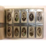 One album of cigarette cards to include theatre stars