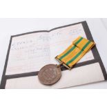 First World War Territorial Force War medal named to 2091 PTE. C. J. Groves. Essex. R. N.B. Togeth