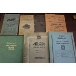 Collection of 11 Commercial vehicle related manuals and spares lists including Guy Motors, Gardner,