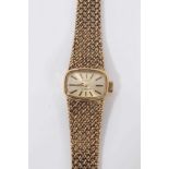 Vintage 9ct gold ladies Rotary wristwatch