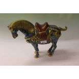 Chinese Qing style cloisonné horse figure