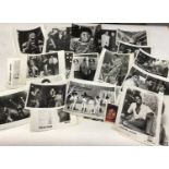 Michael Jackson and The Jacksons Thirty 1980's Black and White photographs including Press Release,