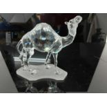 Swarovski crystal African Wildlife model - Camel