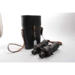 Pair of Second World War Nazi Kreigsmarine Binoculars, marked 7 x 50, beh, 385499 (T), KF, M, 33153,