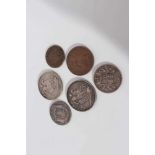 G.B. - Mixed coinage to include silver William IV Half Crown 1836 VG-AF, George IV Crowns 1822 x 2 A