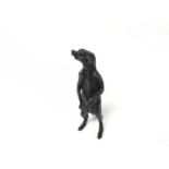 Jonathan Sanders for Nelson & Forbes - limited edition bronze sculpture of Meerkat Ginger no. 50 of