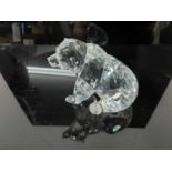 Swarovski crystal model - Polar Bear