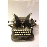 Interesting typewriter with two manuals