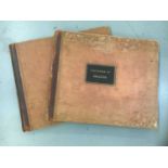 Belasyse Genealogy - Pedigree of Belasyse, 2 vols. large folio, leather backed cloth board, 1922 con