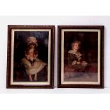 Pair of Vict Framed Pears Prints ,