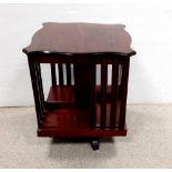 Edw Revolving Table Bookcase 36cm SQ x 44cm H