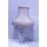 Waterford Crystal Table Lamp & Shade 82cm H Including Shade