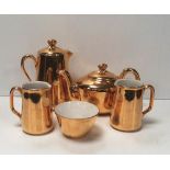 5 Pce Gold Royal Worcester Tea / Coffee Service
