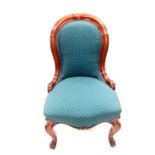 Vict Mahogany Nursing Chair ( Slight Damage to Back Leg)