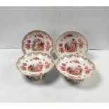 4 Pce Cake Stands by C G Schierholz & Son,