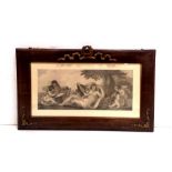 Antique Style Framed Print 87cm x 52cm H