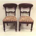 Pair of Very Clean 19C Dining Room Chairs