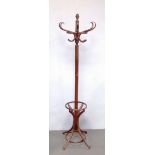 Bentwood Hallstand 53cm Diam 186cm H