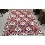 Quality Persian Handmade Rug with Cream, Red,