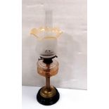 Vict Oil Lamp 69cm H