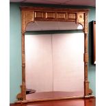 Fabulous Quality 19C Gilt Overmantle Mirror 144cm W 168cm H