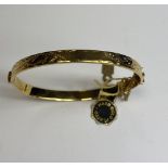 Hard Gold Plated Bangle