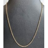 18"" Rose Gold Plated Chain