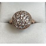 Emozioni Rose Gold Dress Ring,