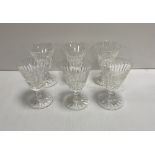 Set of 6 Waterford Sherry Glasses