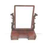 Regency Mahogany Shaving Mirror 71cm W 30cm D 90cm H