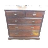 Exceptional Quality Georgian Mahogany 2 over 2 Drawers 107cm W 56cm D 82cm H