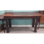 19C Mahogany Serving Table 171cm W 74cm D 89cm H