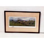 Irish Hunting Scene 'The Tipperary at Tullamaine Gorse ' By F A Stewart 82cm W x 51cm H