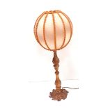 Unusual Brass Vintage Lamp