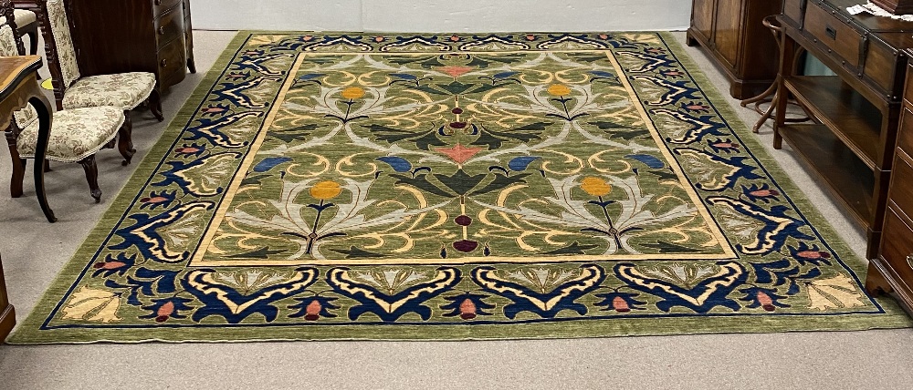 A very fine and stunning Tulip & Lilly Donegal design carpet after design by C.F.