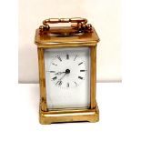 Brass Carriage Clock PWO