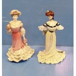 2 Coalport Figures