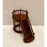 Unique Miniature Mahogany Staircase