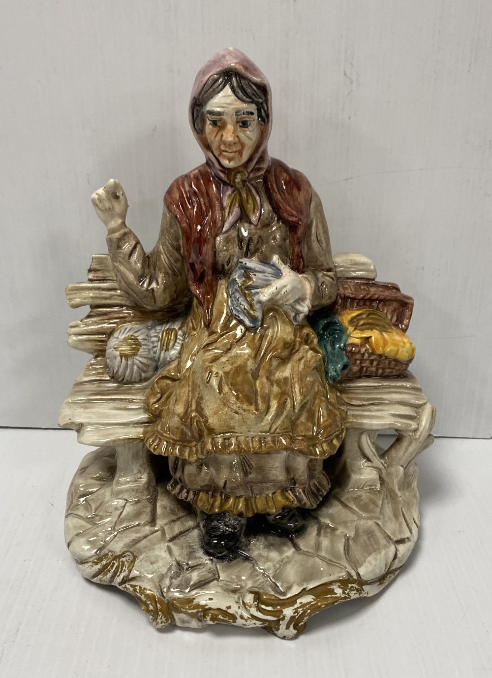 Capodimonte Figure of a Lady Seated