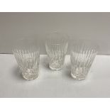 Set of 3 Waterford Drinking Glasses