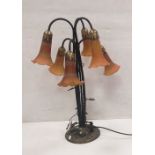 French 6 Branch Table Lamp