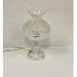 Waterford Crystal Cut Glass Table Lamp