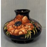 Moorcroft Bulbous Floral Vase