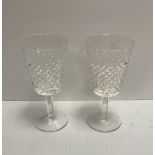 Pair of Waterford Wine Glasses