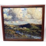 J. H. Craig: a framed Frost & Reed coloured print, entitled Evening Sunlight in the Rosses