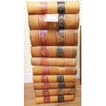 Ten vols. Law Journal all 1860's-80's, 4to., half bound - spines various