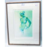 A framed digital print nude female - signed and dated 2006