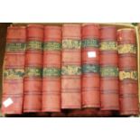 The New Popular Encyclopedia, 4to., red leather spines, Pub. Gresham early 20th Century, 14vols. -